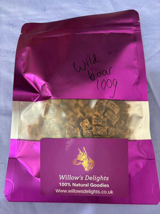 100% Wild Boar Training Treats 100g