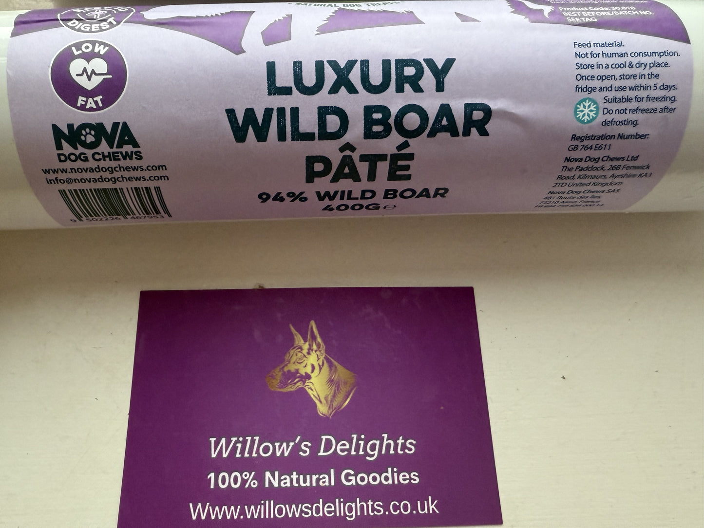 Paddock Farm Pure Wild Boar Patè 400g